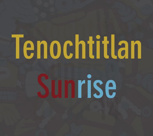 Espera el album Tenochtitlan Sunrise en Diciembre 2014